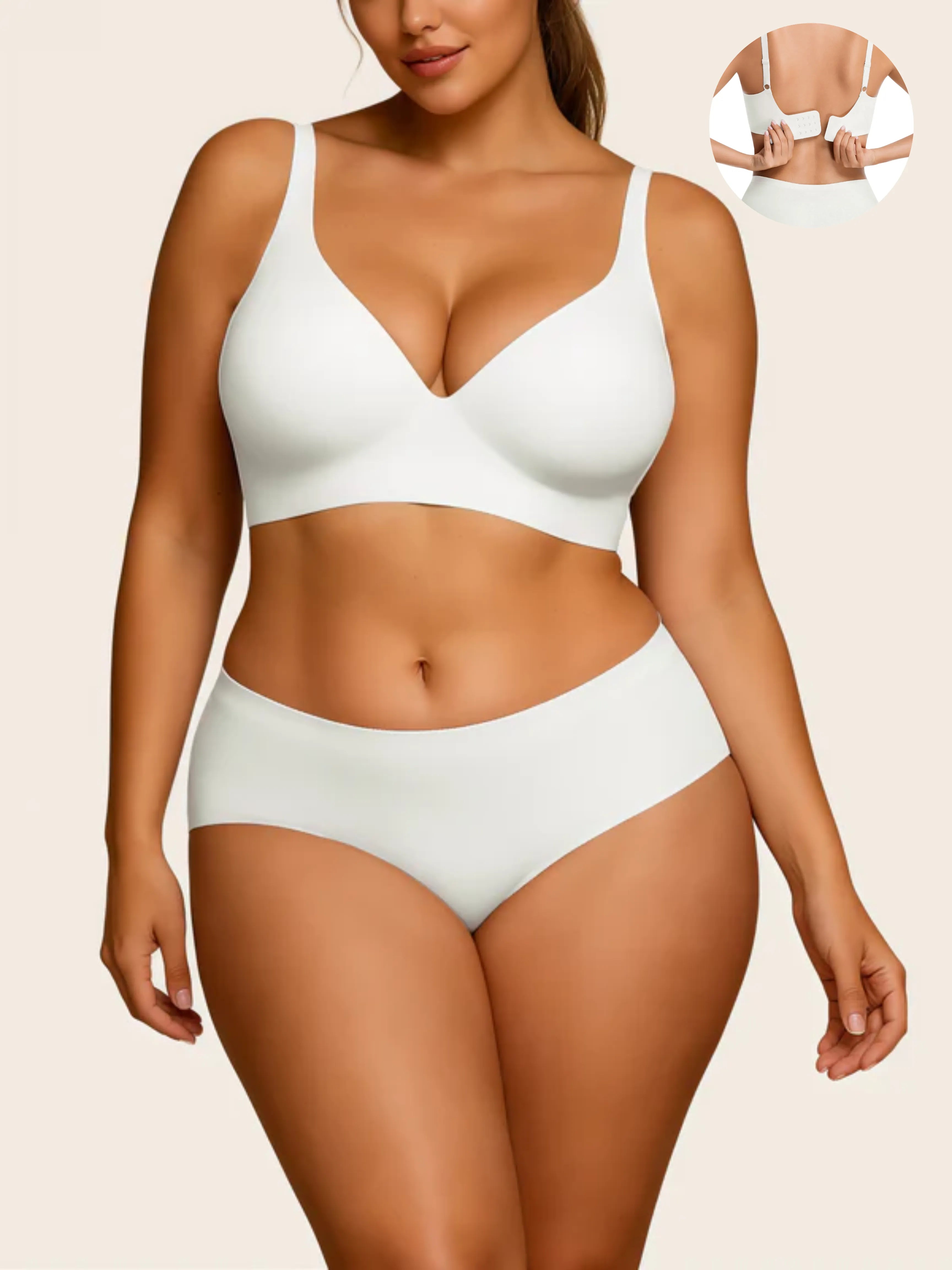 V Neck Matching Set
