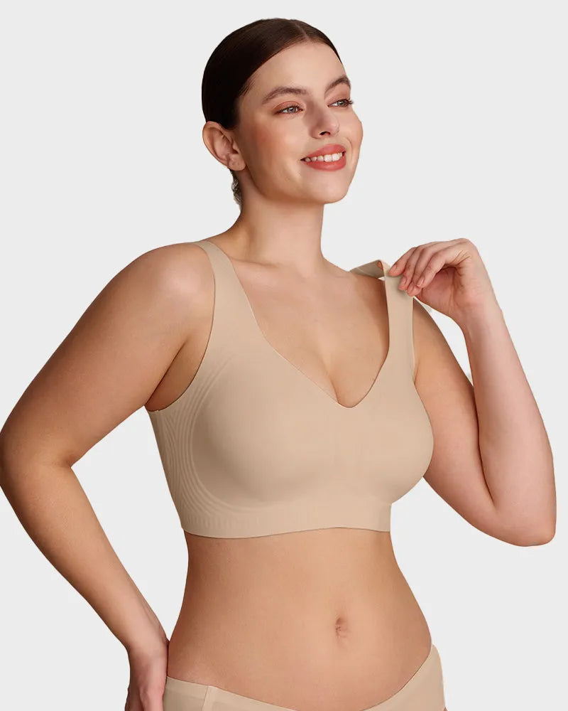 Jelly Support Seamless Wireless T-Shirt Bra