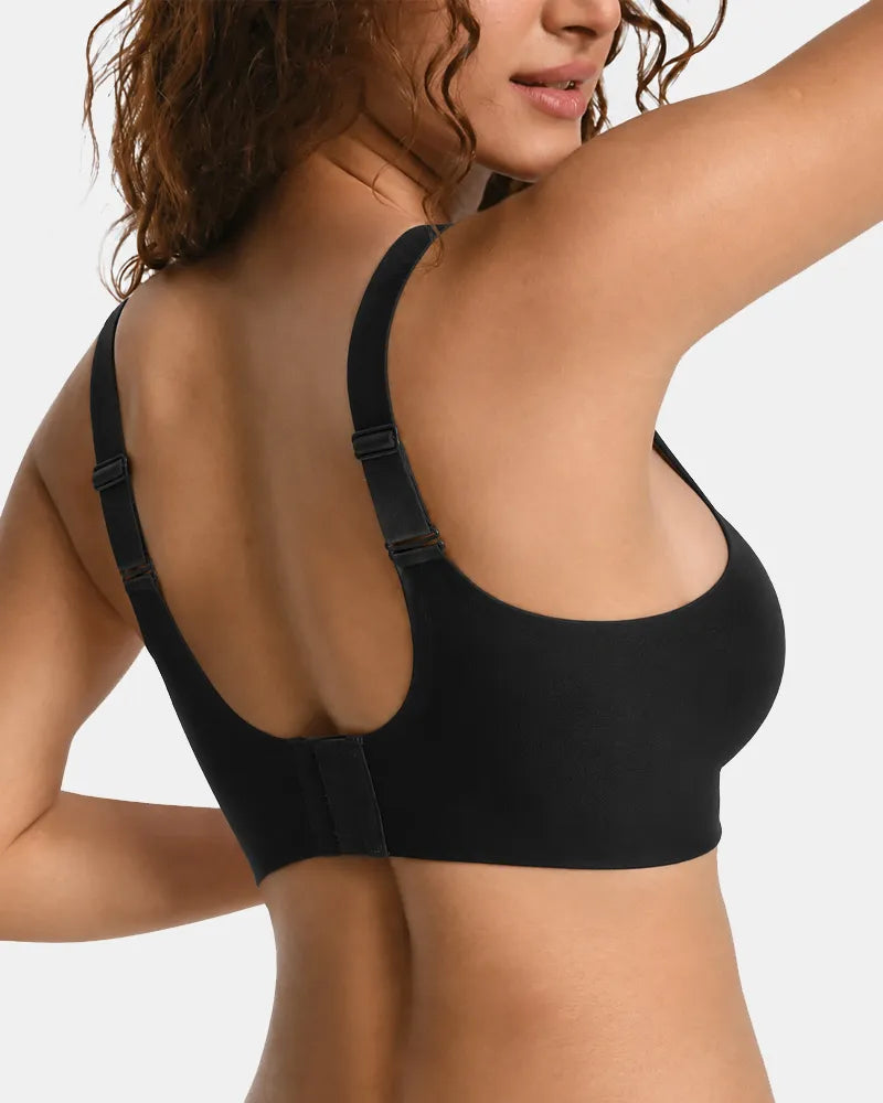 Plus Size Mesh Seamless Wireless Bra