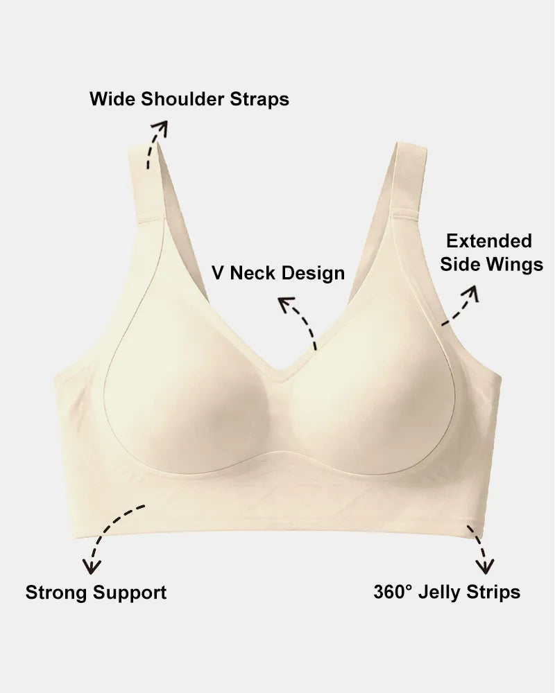 Soutien-gorge T-shirt grande taille lissant le dos