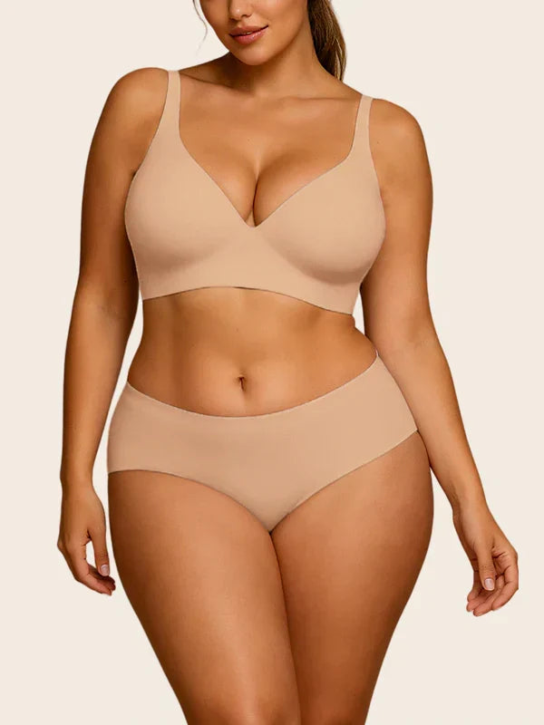 V Neck Matching Set