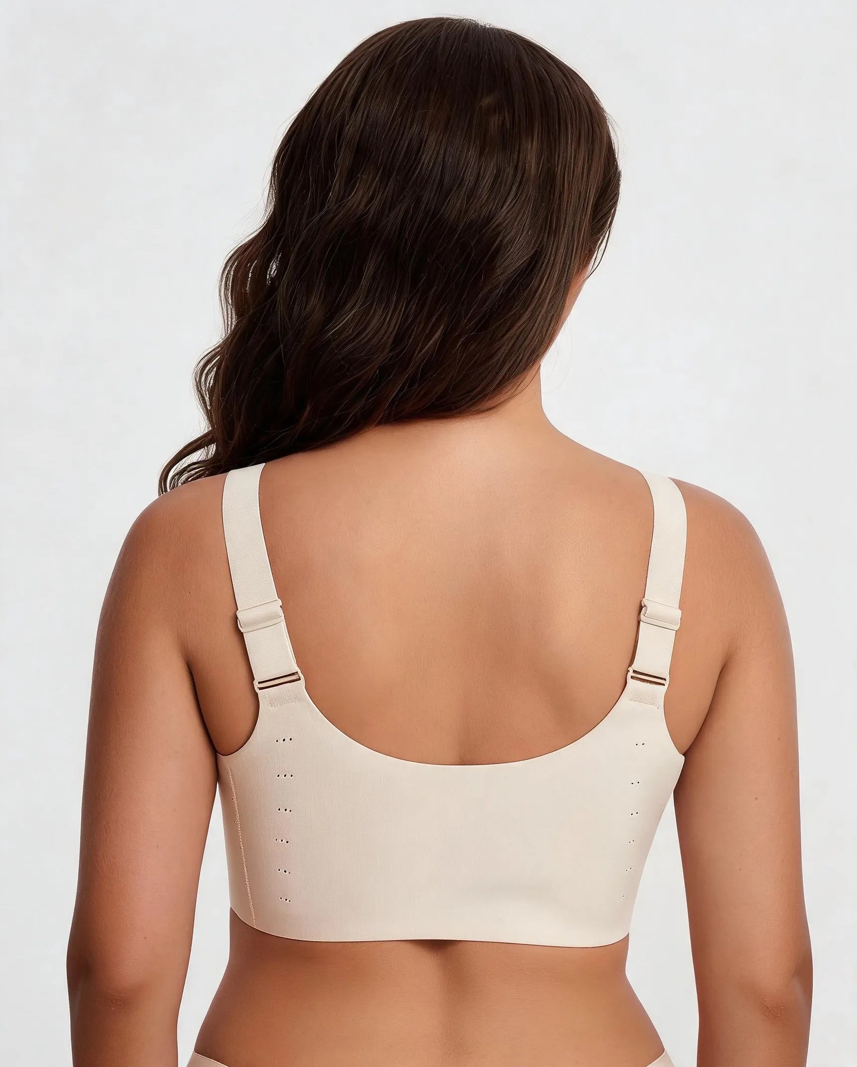 Soutien-gorge grande taille sans armatures avec fermeture devant pour un confort optimal
