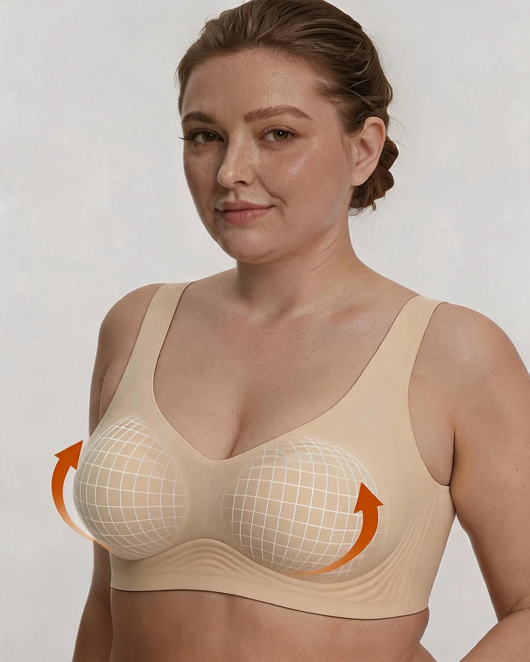 Jelly Support Strap Seamless Wireless T-Shirt Bra