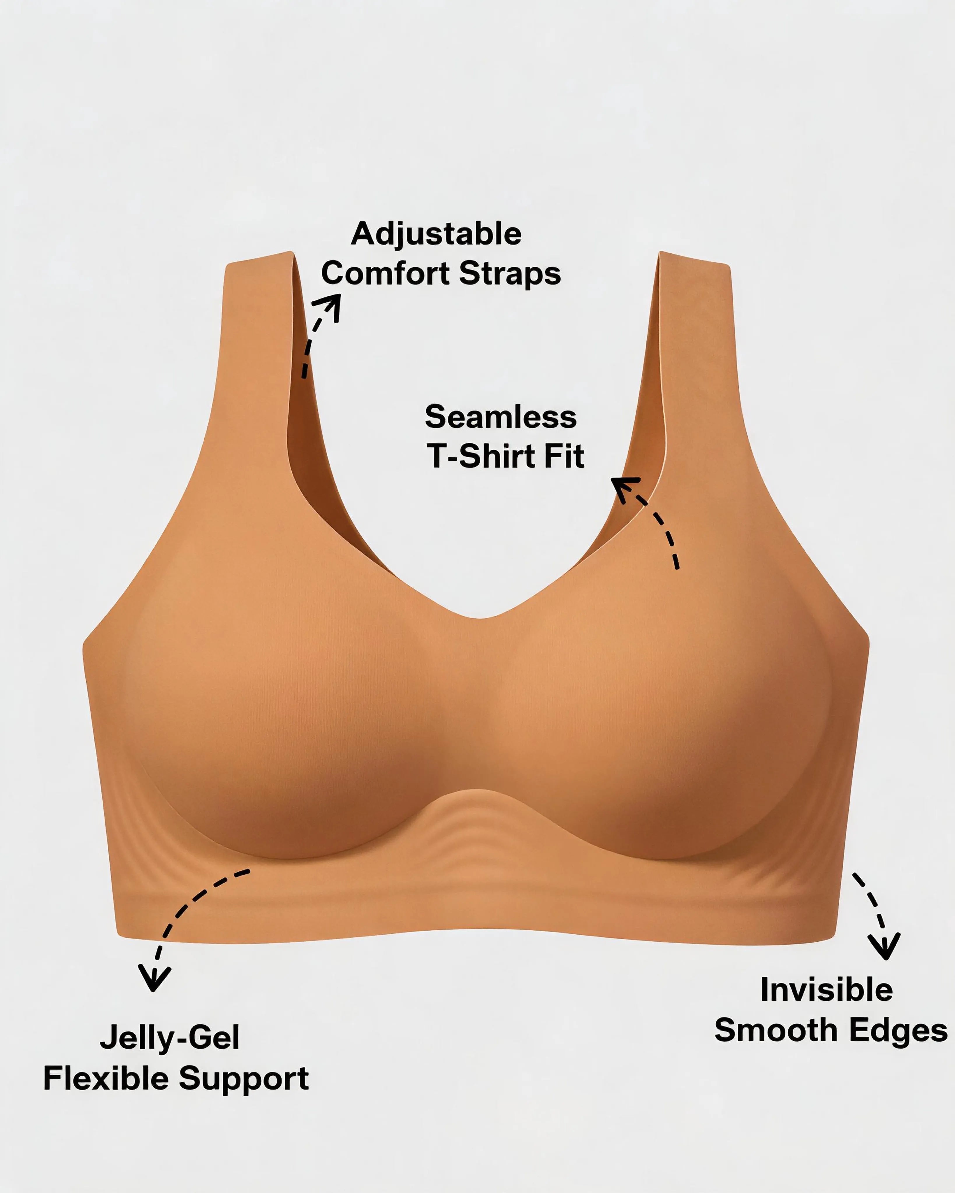Soutien-gorge sans armature Summer Jelly amélioré