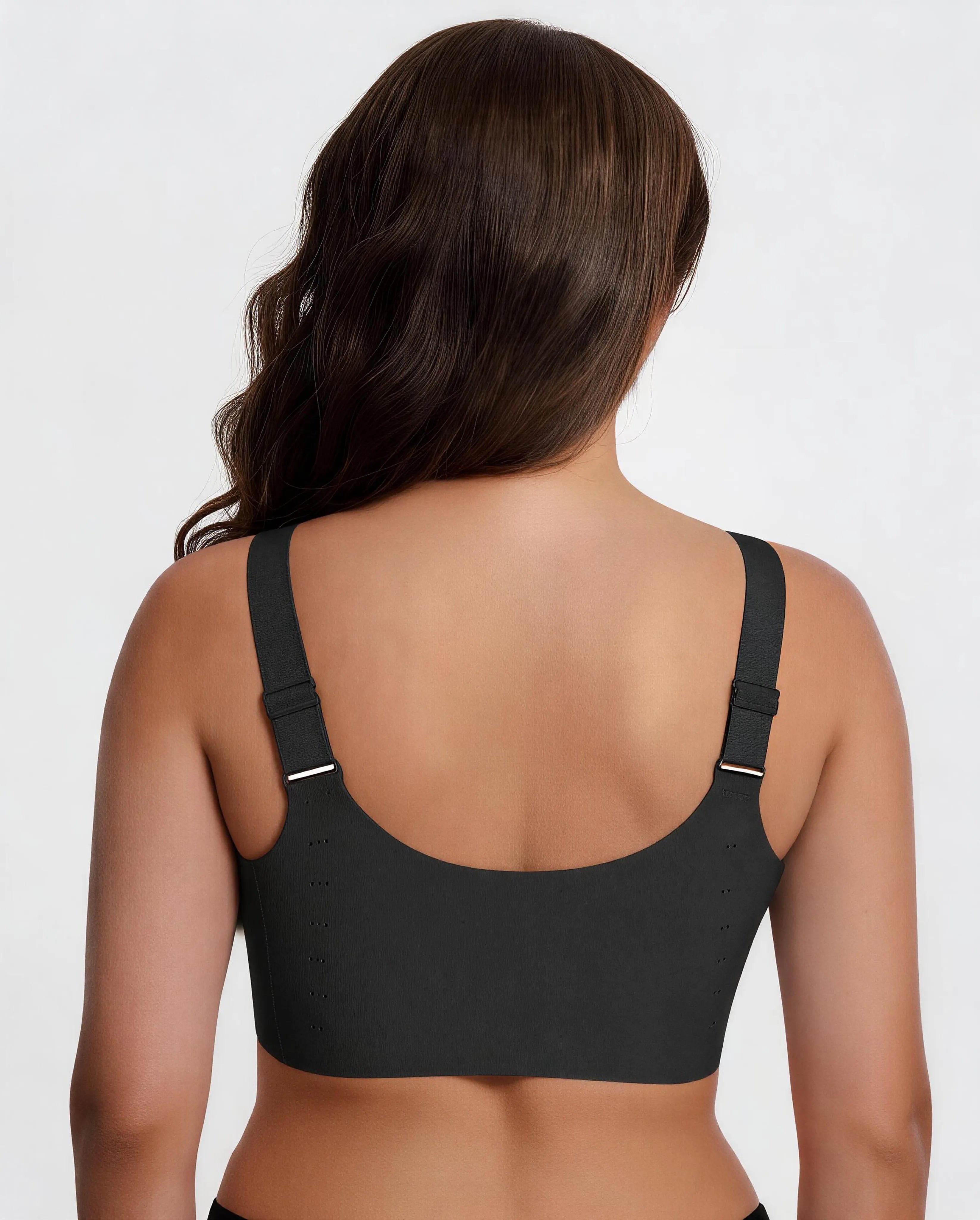 Soutien-gorge grande taille sans armatures avec fermeture devant pour un confort optimal