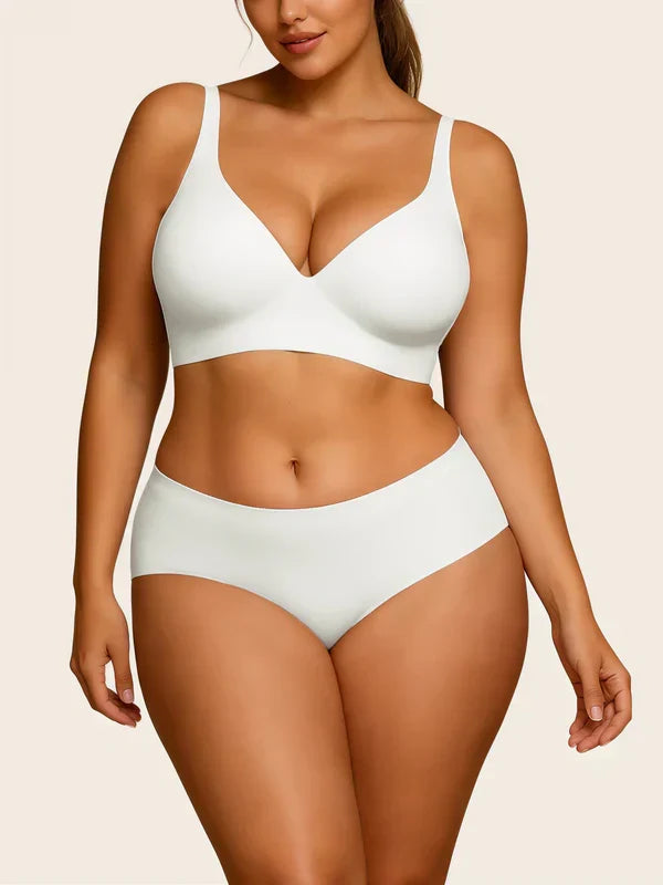 V Neck Matching Set