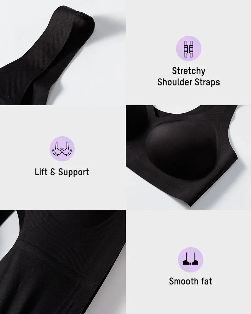 Jelly Support Seamless Wireless T-Shirt Bra