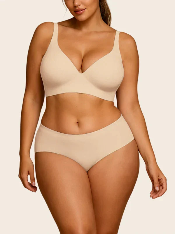 V Neck Matching Set