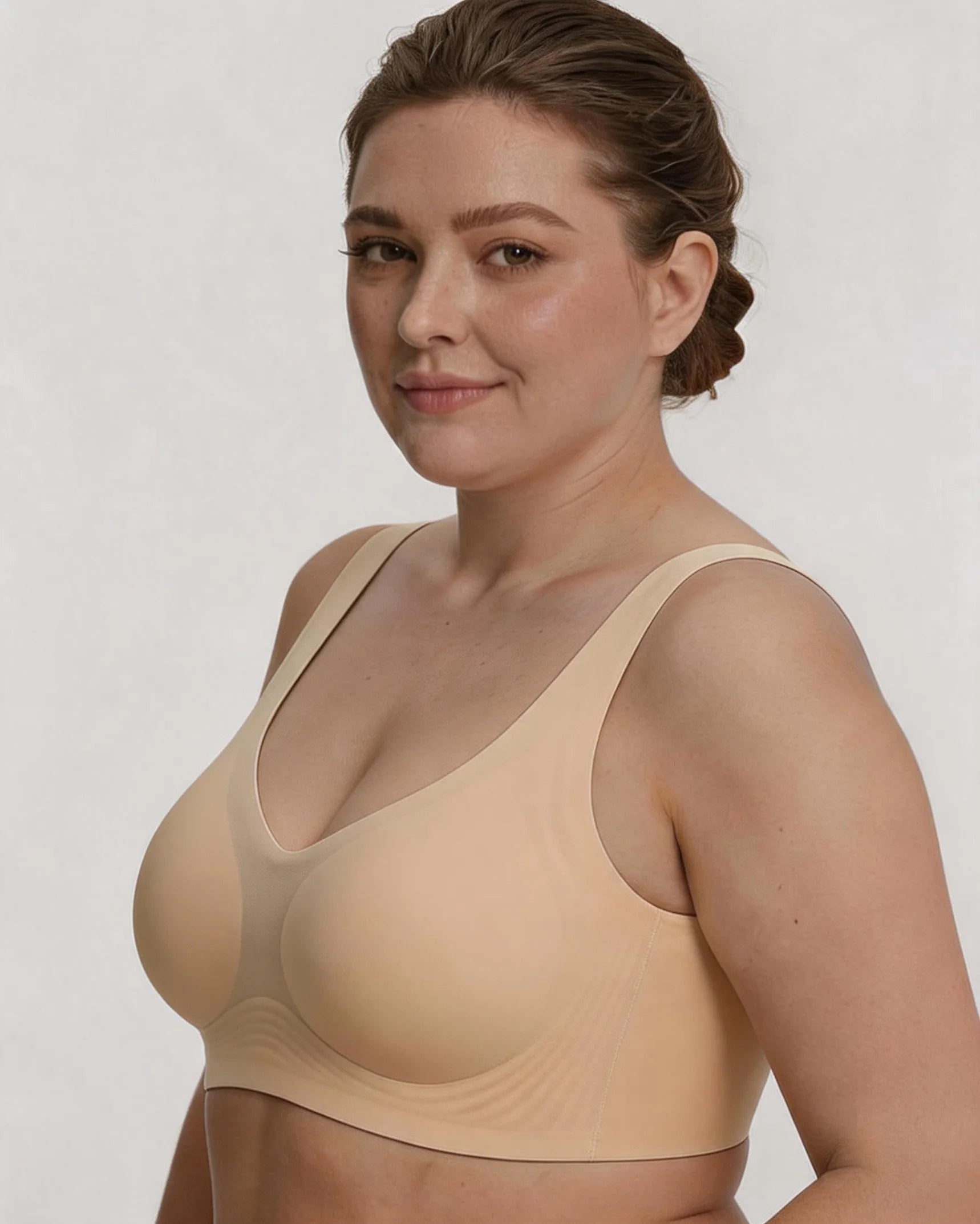 Holiday Special Red Seamless Jelly Wireless T-Shirt Bra