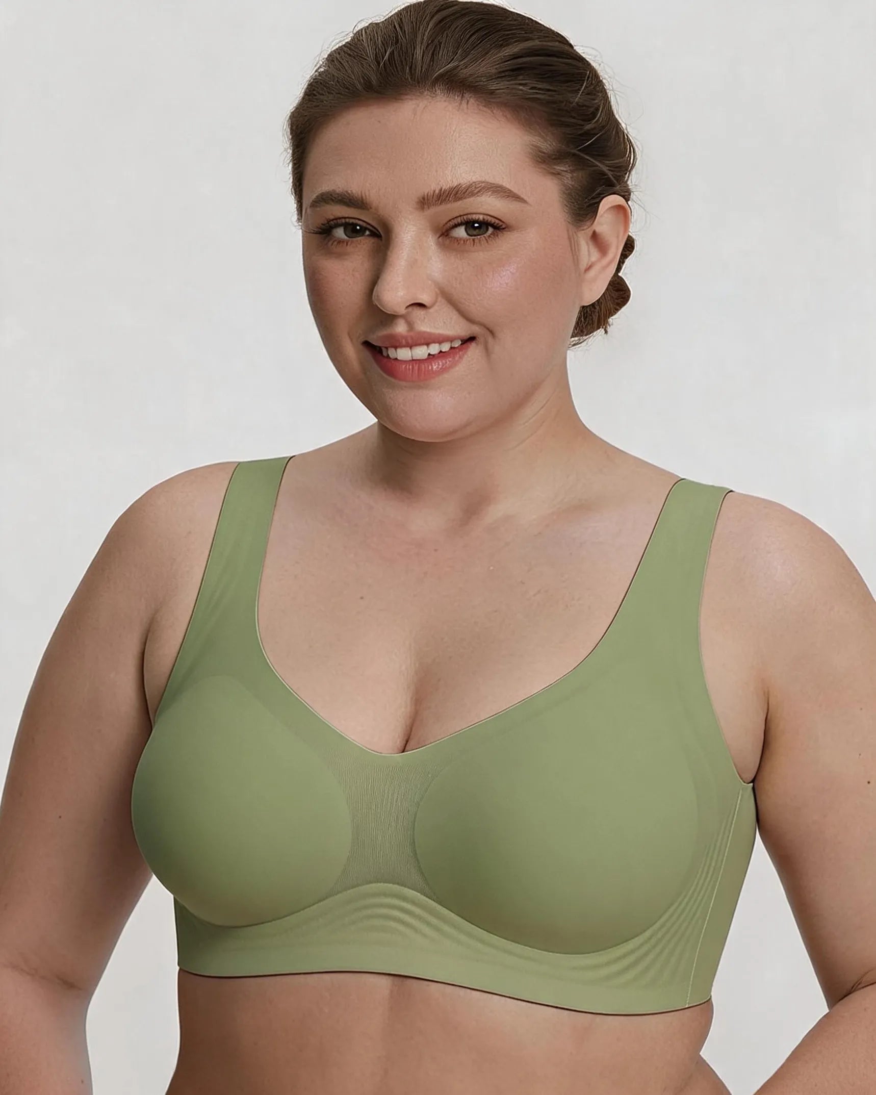 Holiday Special Red Seamless Jelly Wireless T-Shirt Bra