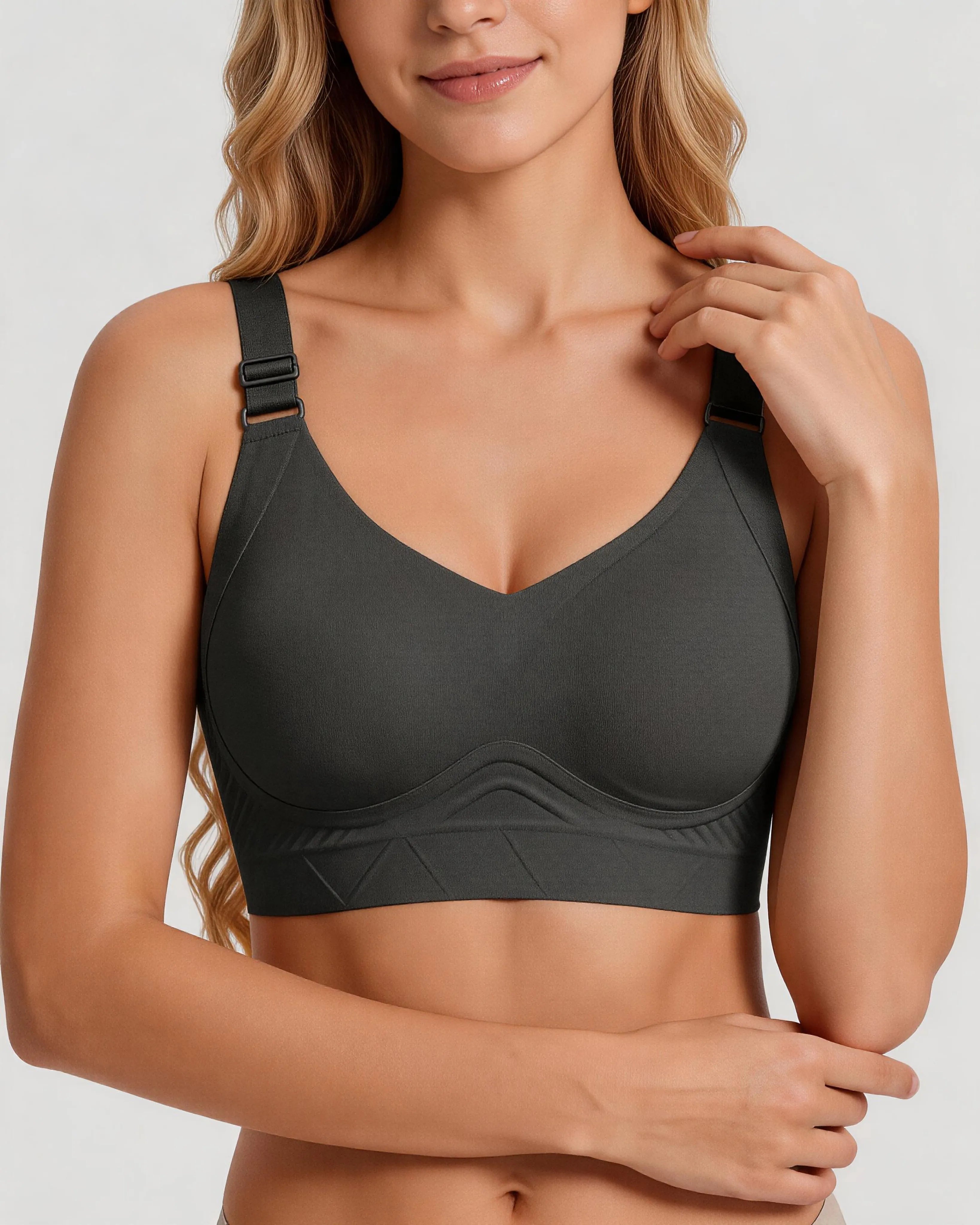 Soutien-gorge T-shirt grande taille lissant le dos