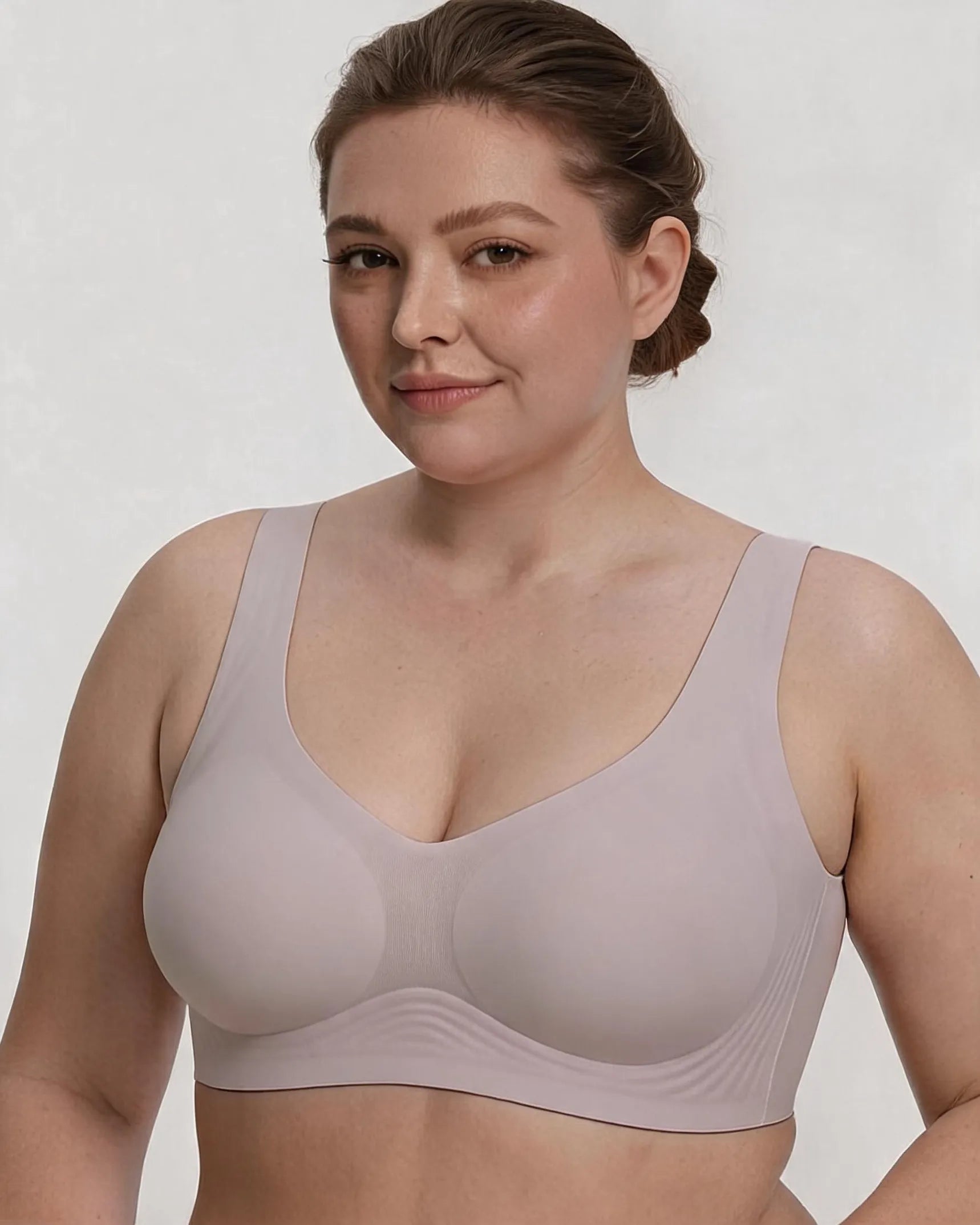 Holiday Special Red Seamless Jelly Wireless T-Shirt Bra