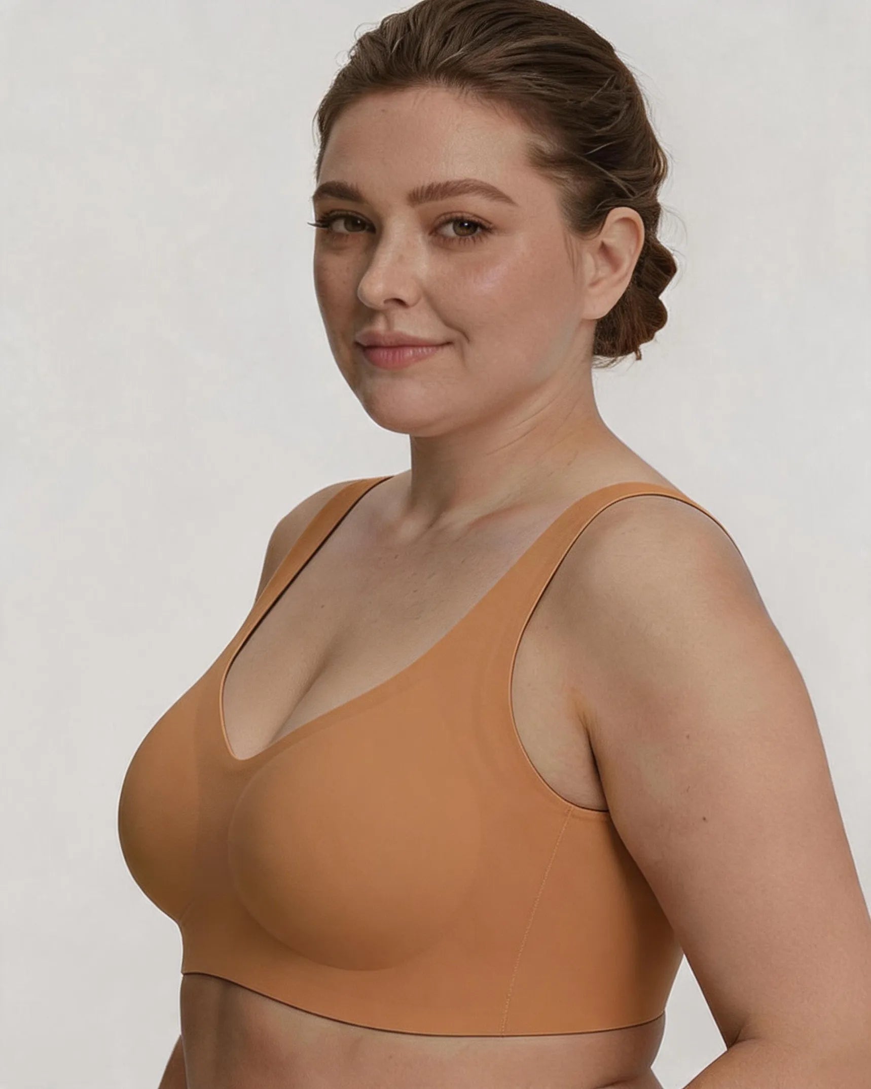 Holiday Special Red Seamless Jelly Wireless T-Shirt Bra
