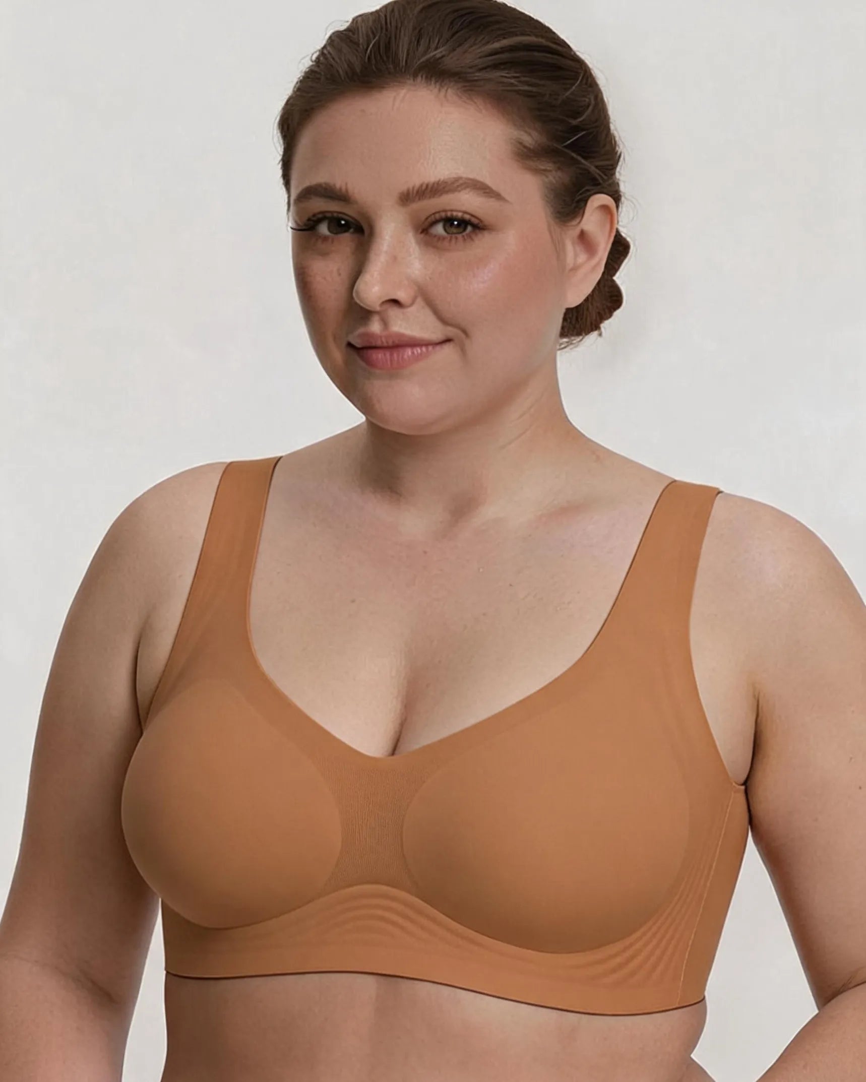 Holiday Special Red Seamless Jelly Wireless T-Shirt Bra