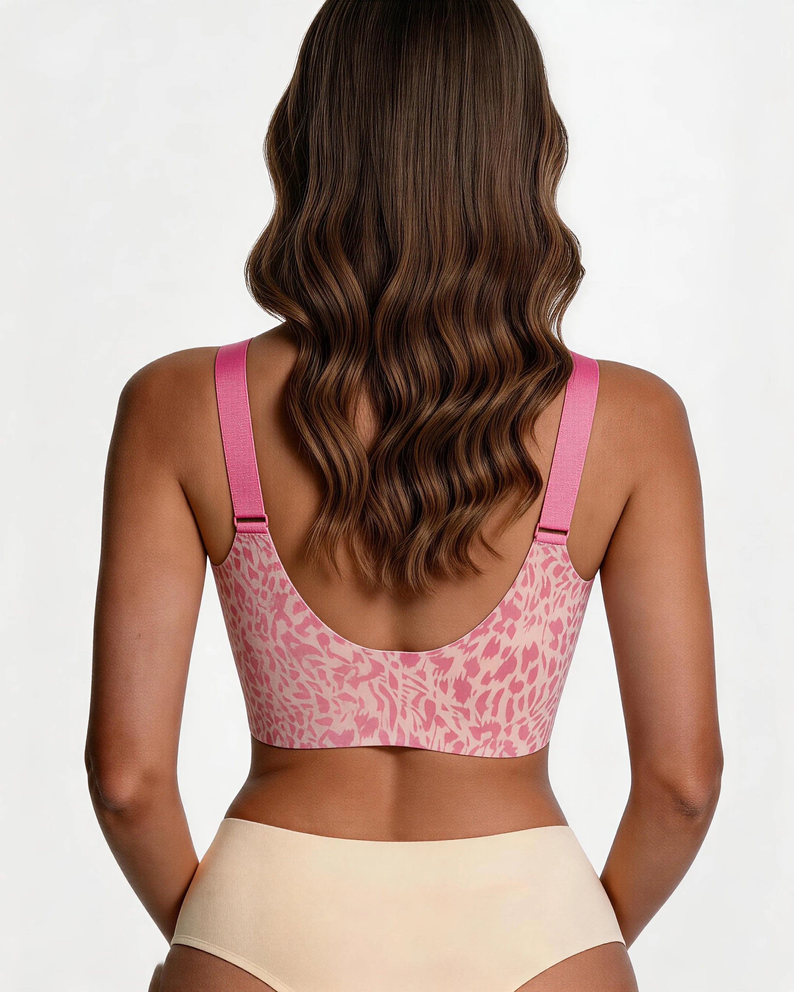 Soutien-gorge sans armature imprimé léopard